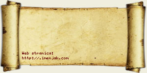 Emilija Stojnić vizit kartica